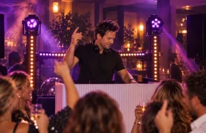 Chris Riven live tijdens een feest